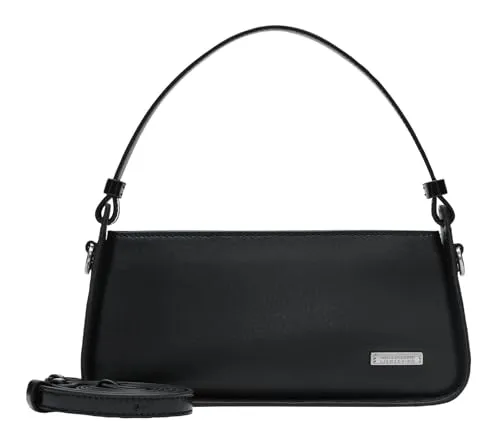 LIEBESKIND BERLIN Crossbody XS Leder-Schultertasche in Schwarz - Umhängetaschen mit verstellbarem und abnehmbarem Schulterriemen, ideal für stylische Aufbewahrung und praktische Nutzung im Alltag.