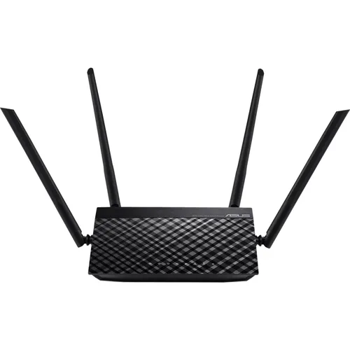 ASUS RT-AC1200 v2 Router - Dual-Band WLAN-Router mit 300Mbit/s (2,4GHz) und 867Mbit/s (5GHz) für optimale Performance. Ideal für Familien dank fortschrittlicher Kindersicherung und einfacher Verwaltung über die ASUS Router-App.