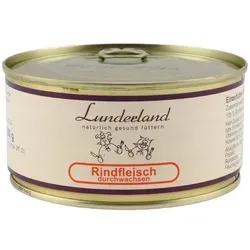 Lunderland Rindfleisch durchwachsen | 300g Hundefutter nass