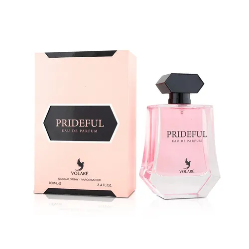 Volare Prideful Eau de Parfum 100 ml für Damen - Erleben Sie den frischen Duft von Neroli Bourgeon mit dem Eau de Parfum Prideful. Ideal für jeden Anlass, in praktischer Sprayform und mit 100 ml Inhalt.