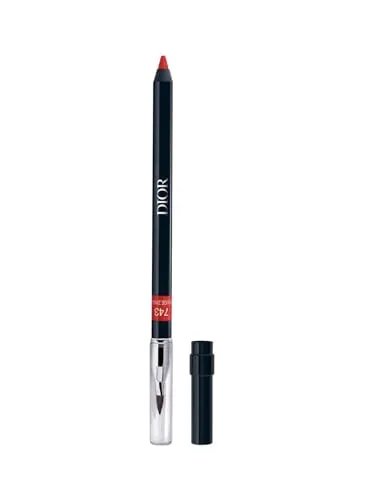 Dior Rouge Dior Contour Lipliner #743 Rouge Zinnia - Präziser Lippenstift - Lippenstift-Kategorie mit langanhaltender Formel für perfekt definierte Lippen und intensiven Farbauftrag.