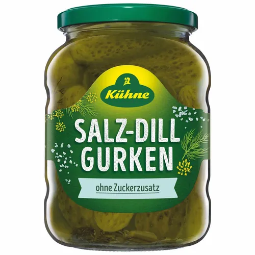 Kühne Salz Dill Gurken 650g Glas