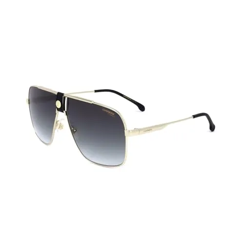 Carrera Unisex 1018/s Sonnenbrille, 2M2/9K Schwarz Gold, 63 - Sportbrillen mit stylischem Design und UV-Schutz, inklusive schützendem Etui für optimalen Schutz.