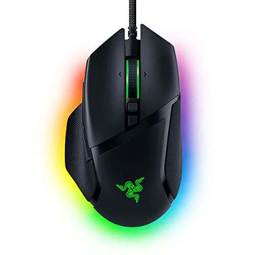 Razer Basilisk V3 - Anpassbare Gaming Maus mit Chroma RGB, 10+1 programmierbare Tasten und neigbarem HyperScroll für präzises Gaming