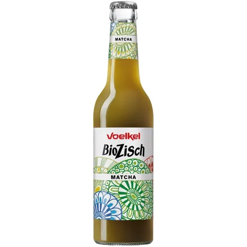BioZisch Matcha 12 x 0,33 l - Cola & Limonade, erfrischendes Bio-Getränk mit hochwertigem Matcha, reich an Antioxidantien und perfekt für einen gesunden Genuss.