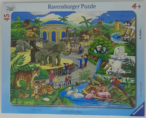 Besuch im Zoo. Rahmenpuzzle von Ravensburger 45 Teile- ab 4 Jahren-NEU&OVP