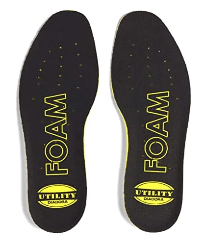 Diadora Insole Foam Comfort, Einlegesohle für Erwachsene, Unisex, Gelb/Gelb, Yellow Utility/Yellow Utility, 42 EU