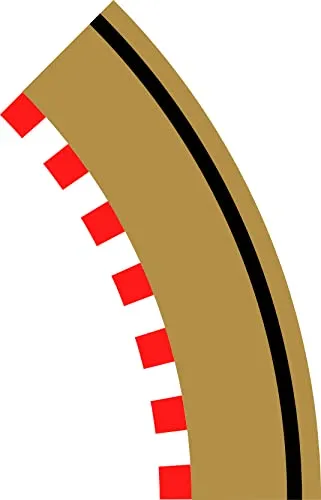 Scalextric C8240 Radius 1 Außenrand/Barrieren Zubehör im Maßstab 1:32