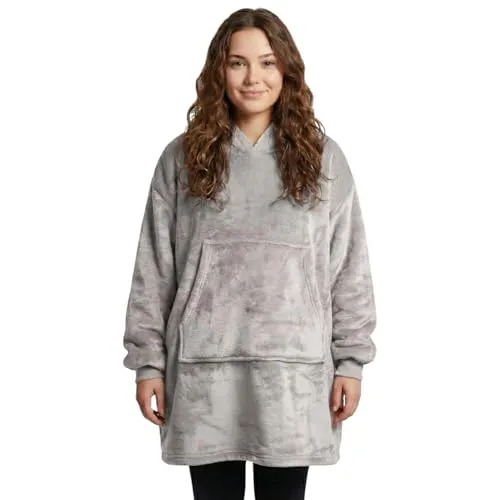Produktbild Wohndecke IamFlauschi Hoodie Decke mit Ärmeln – Tragbare Flanell Decke für Erwachsene & Jugendliche