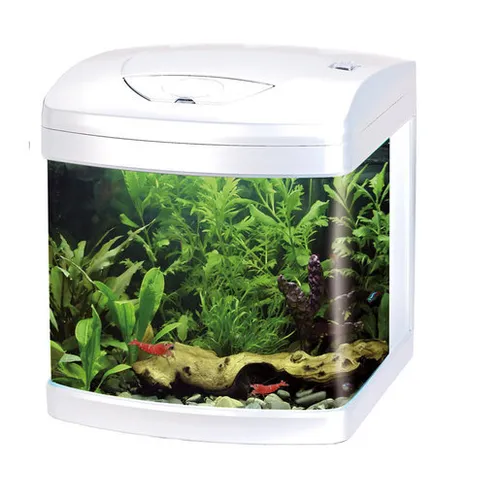 Wave Amtra Laguna XCUBE 26 LED Schwarz - Komplett-Aquarium mit LED-Beleuchtung - Aquariumszubehör mit 26 Liter Kapazität, ausgestattet mit Innenfilter und energieeffizienter FILL LED Beleuchtung für ein gesundes Aquarienökosystem.