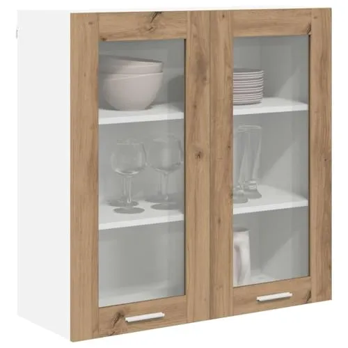 vidaXL Hängeschrank Riga Artisan-Eiche 80 cm – Moderner Küchenschrank