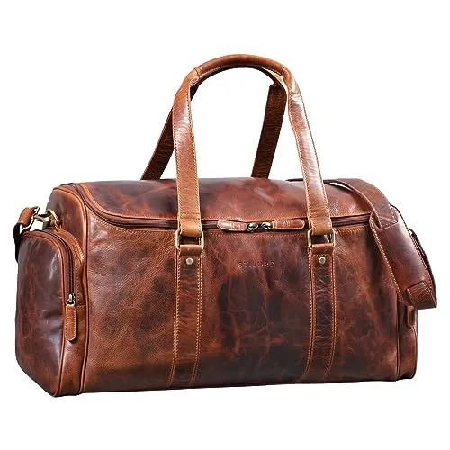 STILORD 'Myles' Vintage Reisetasche Herren in braun von STILORD