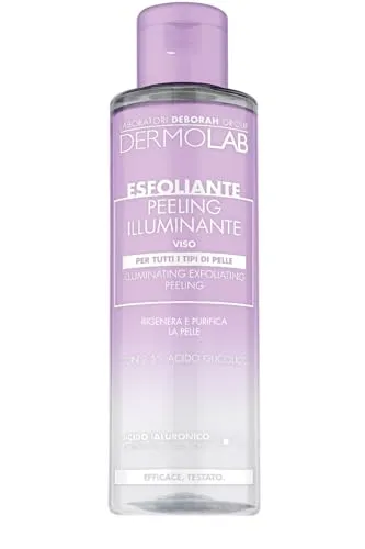 Dermolab Gesichtspeeling mit Glykolsäure, für alle Hauttypen, regeneriert und reinigt die Haut, 150 ml