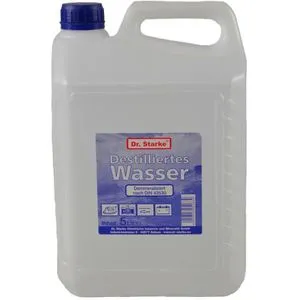 Dr.Starke Destilliertes-Wasser, chemisch rein, demineralisiert, Kanister, 5 Liter