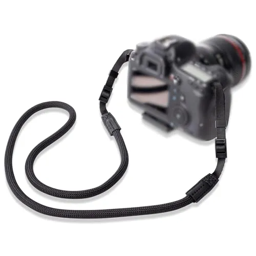 Lens-Aid Kamerazubehör-Set Kameragurt in Seil-Optik für kleine oder schmale Ösen, (2 tlg), Nylonband zur Befestigung an kleinen Kameraösen