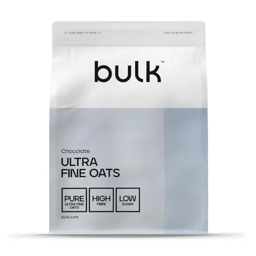 Bulk Fein Gemahlene Haferflocken, Oats, Schokolade, 2,5 kg, 50 Portionen, Verpackung Kann Variieren