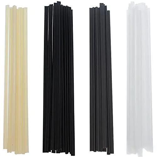 Kunststoffschweißdraht ABS PVC PE PP Schweißstöcke 200 mm Kunststoff Schweißstäbe Schweissaufsatz zur Schweißreparatur(50 Stück)