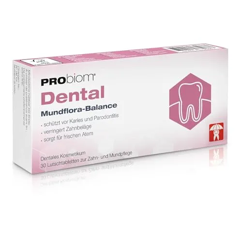 PRObiom® Dental Probiotika Tabletten gegen Mundgeruch [FRISCHER ATEM OHNE CHEMIE]