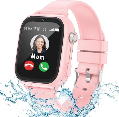 ELEJAFE Smartwatch für Kinder (2,5 cm, 4G) - Vielseitige Kinder-Smartwatch mit 4G-Telefonie, GPS-Ortung und SOS-Funktion. Ideal für Kommunikation und Sicherheit im Alltag. Perfekt für den strukturierten Tagesablauf mit Schulmodus und praktischen Alltagshilfen.