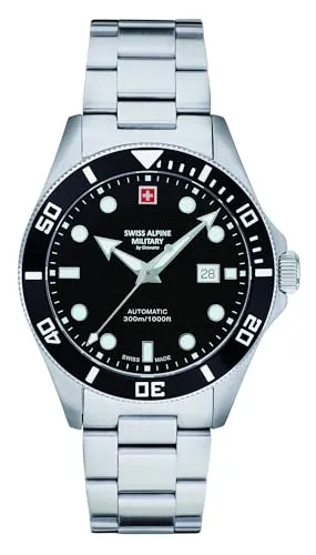 Swiss Alpine Military Herren Armbanduhr 7095.2137 - Armbanduhren für Herren, wasserdicht bis 30 ATM und mit einem robusten Edelstahlgehäuse für stilvolle Funktionalität.