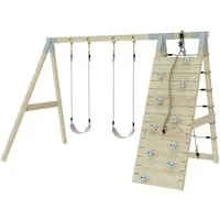 PolarPlay Klettergerüst Biene Altrosa - Sicheres Spielvergnügen - Entdecken Sie das PolarPlay Klettergerüst Biene für stundenlangen Spielspaß im eigenen Garten! Die stabile Konstruktion und die Kletterwand fördern die motorischen Fähigkeiten der Kleinen. Ideal für den privaten Gebrauch.