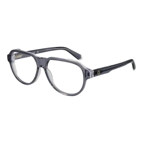 Guess Brillenfassung GU50090 020 56 für Herren - Moderne Herrenbrille im Pilotenstil, aus hochwertigem Azetat gefertigt. Ideal für den täglichen Einsatz, inklusive original Etui für sicheren Transport.