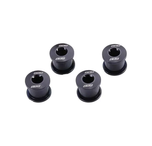 BBB Kettenblattschrauben SingleStars - 4 Stück - Hochwertige Kettenschrauben aus Aluminium, ideal für den Einsatz an Fahrrädern. Robuste Bauweise sorgt für Langlebigkeit und Zuverlässigkeit.