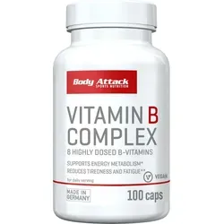 Body Attack Vitamin B Complex- 100 Kapseln