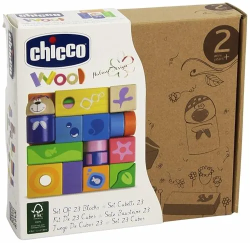 Chicco 00005165000000 - Bausteine, 23-er Set