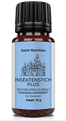 Insektenstich C12 Globuli | Gelsen | Stichheiler nach Insektenstichen | hilfe bei Mückenstiche | Pflanzliches Mittel | 10g