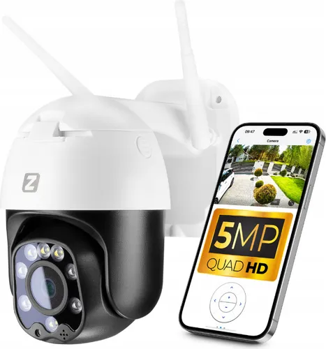 Professionelle Außen-Schwenk-Neige-IP-Kamera P5 Light WiFi PTZ 5MP