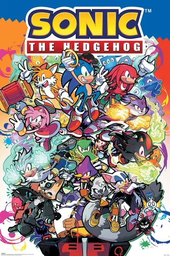 Produktbild Sonic The Hedgehog Sonic Comic Characters Maxi Poster Wandoister neu 61x91,5 cm