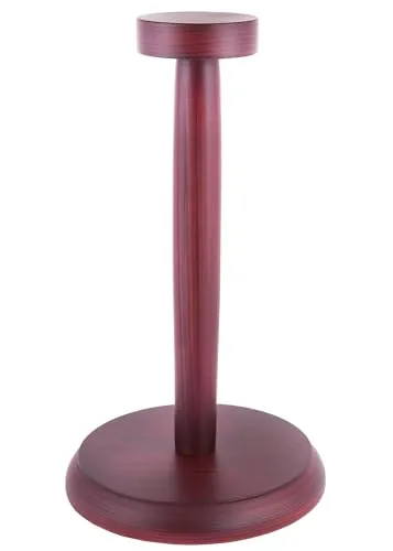 Battle-Merchant Helmständer aus Holz in rot von Battle-Merchant