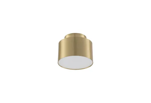 Lindby LED Aufbauleuchte gold Ø 11 cm - Eleganter Deckenspot mit Downlight Effekt - Deckenspot in edlem Gold, 15W LED, warmweißes Licht für eine einladende Atmosphäre. Ideal für jeden Raum, energieeffizient und einfach zu installieren.