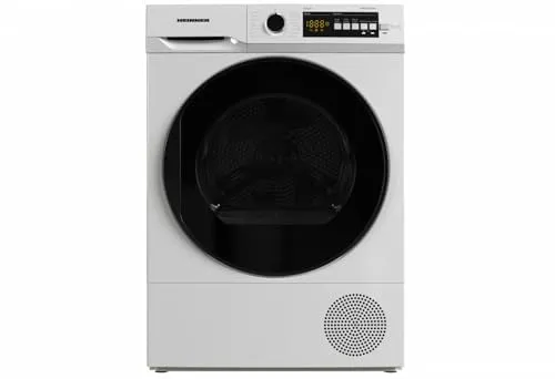 HEINNER HHPD-V10T2KA++ Wärmepumpentrockner – 10 kg Nutzlast, 15 Programme, Energieklasse E, LED-Anzeige, Wendetür, Kindersicherung, Weiß – 5 Jahre Garantie (10 KG)
