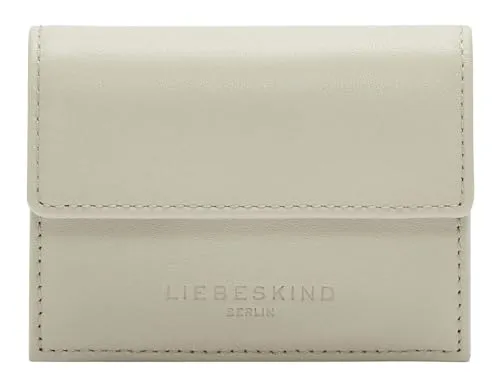 LIEBESKIND BERLIN Soft Nappa Akkordeon Wallet S Geldbörse - Damen Geldbörse aus 100% Rindsleder mit RFID-Blockierung für sicheren Kartenkomfort, Farbe: Milk beige, ideal für stilbewusste Frauen.