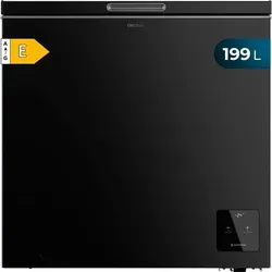 Cecotec Horizontaler Gefrierschrank Bolero CoolMarket Chest 199 Black E - Transparent
