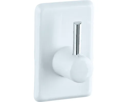 Gardinenhaken Wenko selbstklebend weiß 4 Stück