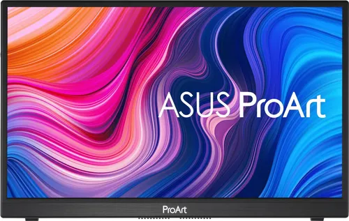 ASUS ProArt PA148CTV - 14 Zoll Full HD Tragbarer USB Touch Monitor, 100% sRGB Farbgenauigkeit und produktivitätssteigernde Shortcuts für kreative Profis