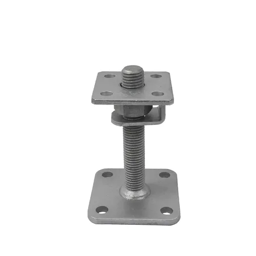 Pfostenträger Hans höhenverstellbar M24 x 150 mm, 80 x 80 mm GeZu Impex