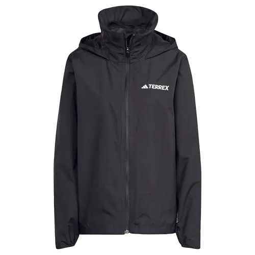 adidas Damen Terrex Multi Essentials 2 Layer Rain Jacket in schwarz von adidas