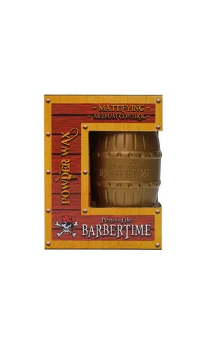 BARBERTIME Haarwachs Haarpuderwachs Powder Wax 20g Matt Volume Mittlerer Halt