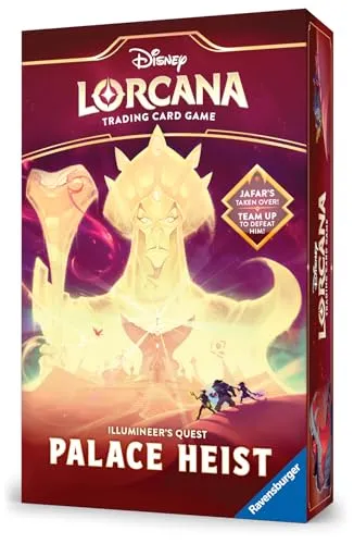 Ravensburger Disney Lorcana TCG Illumineers Quest: Reign of Jafar - Palace Heist - Sammelkarten für Disney-Fans: Erlebe spannende Abenteuer im kooperativen Spielmodus mit exklusiven Karten und strategischen Herausforderungen gegen Dschafar!