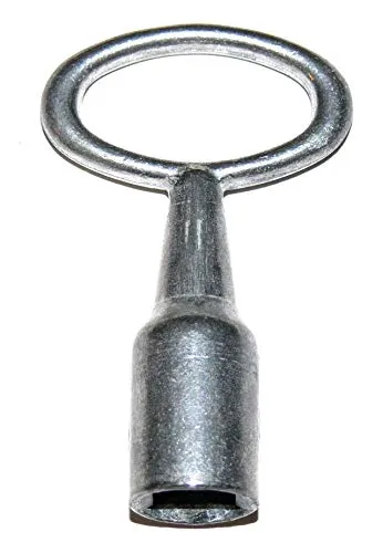 Jürgens Shop Dornschlüssel mit Innenvierkant 6mm, Vierkantschlüssel