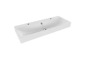 Kaldewei Silenio Wand-Doppelwaschtisch 120 cm von KALDEWEI