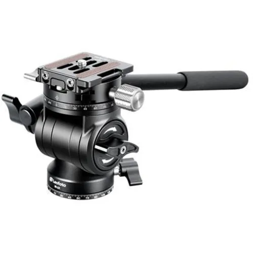 Leofoto BV-1R Compact Fluency Video Tripod Head - Stativköpfe aus Aluminium, ideal für flüssige Videoaufnahmen mit Kameras und leicht zu transportieren.