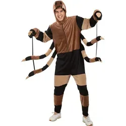 Funidelia Spinnen Kostüm für Herren und Damen - Kostüm-Outfits für Erwachsene, inklusive Overall, Kopfteil und Fäustlingen. Ideal für Halloween und Karneval – einzigartig und originell für unvergessliche Partys!