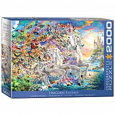 eurographics Puzzle - Einhorn - Traumwelt - 2000 Teile 300928