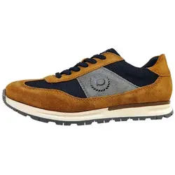 bugatti Herren-333-81912 Sneaker, Cognac/Dunkelblau, Größe 43 - Herren-Sneaker in trendigem Cognac und Dunkelblau, ideal für stilvolle Freizeitlooks und hohen Tragekomfort.