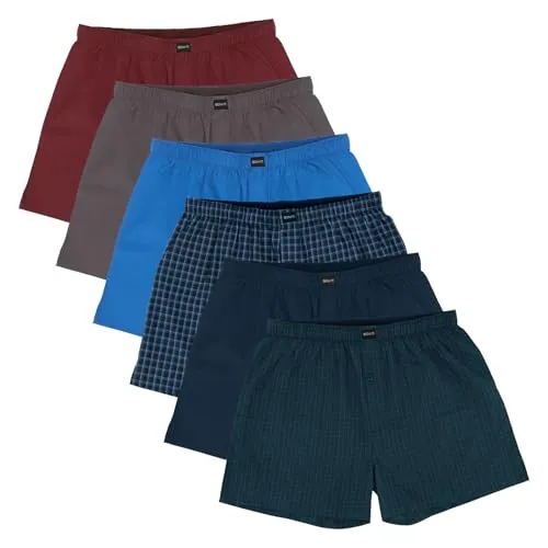 Gomati 6er Pack Herren Boxershorts Webboxer - Urban Mix L